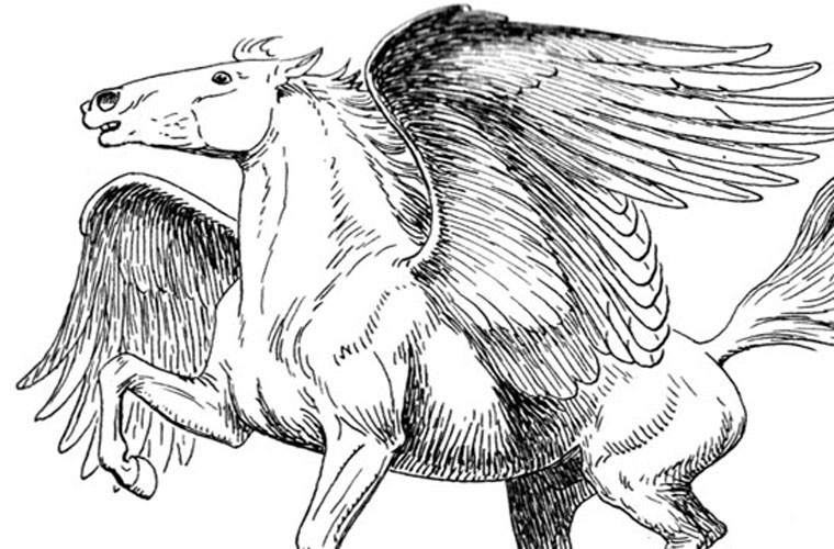 Pegasus là một con ngựa có cánh xuất hiện trong thần thoại Hy Lạp. Người ta nói rằng, khi thần biển Poseidon chặt đầu Medusa, ngựa Pegasus đã bay ra khỏi cơ thể quái vật tóc rắn Medusa.